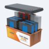 Bluesun litijumska baterija za solare 12.8V 208A sa vidljivim BMS sistemom